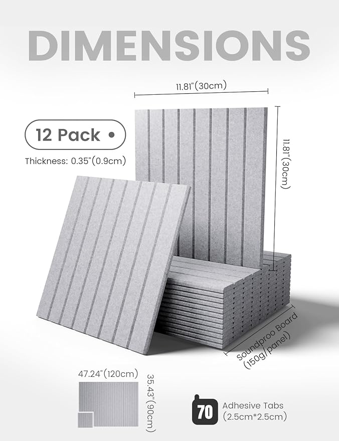 Large Felt Bulletin Board 48" x 36" Cork Board Alternative-12 Pack - Image 2