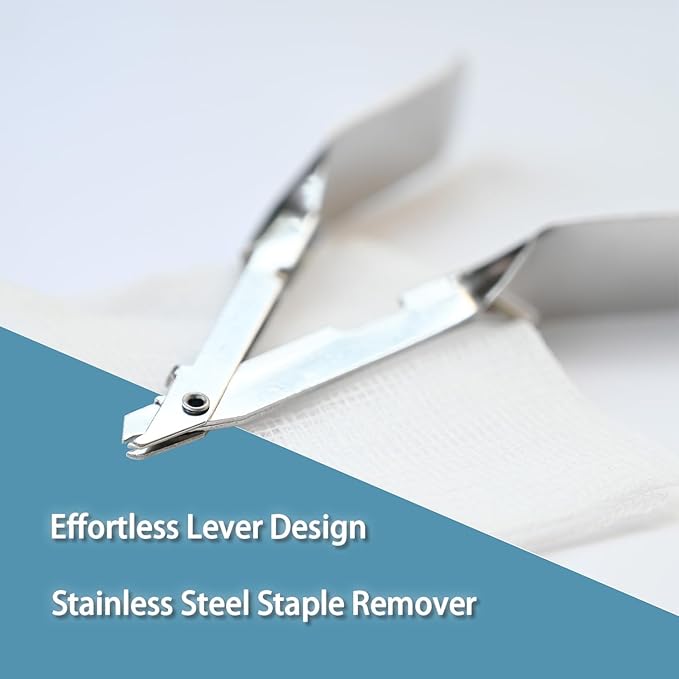 Skin Staple Removal Kit, Includes Staple Remover and Gauze Sponge - Image 3