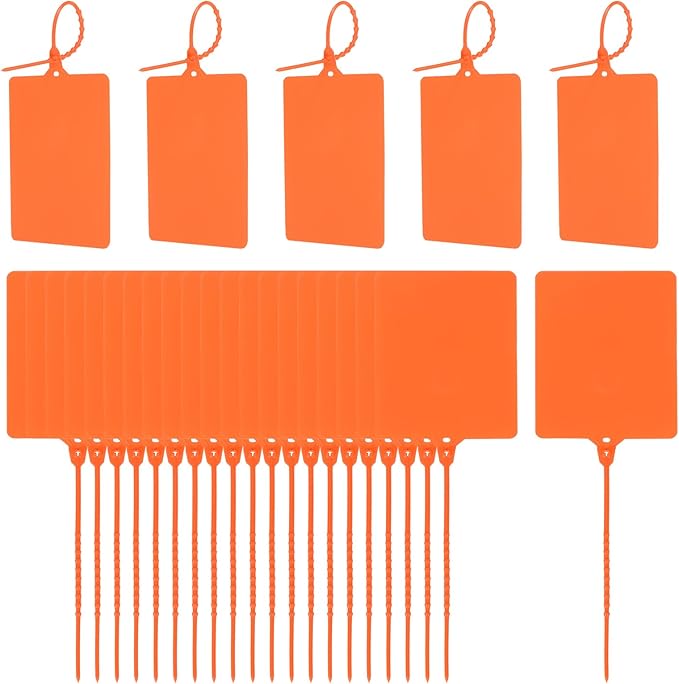MECCANIXITY Plastic Seals Shipping Tags, by MECCANIXITY