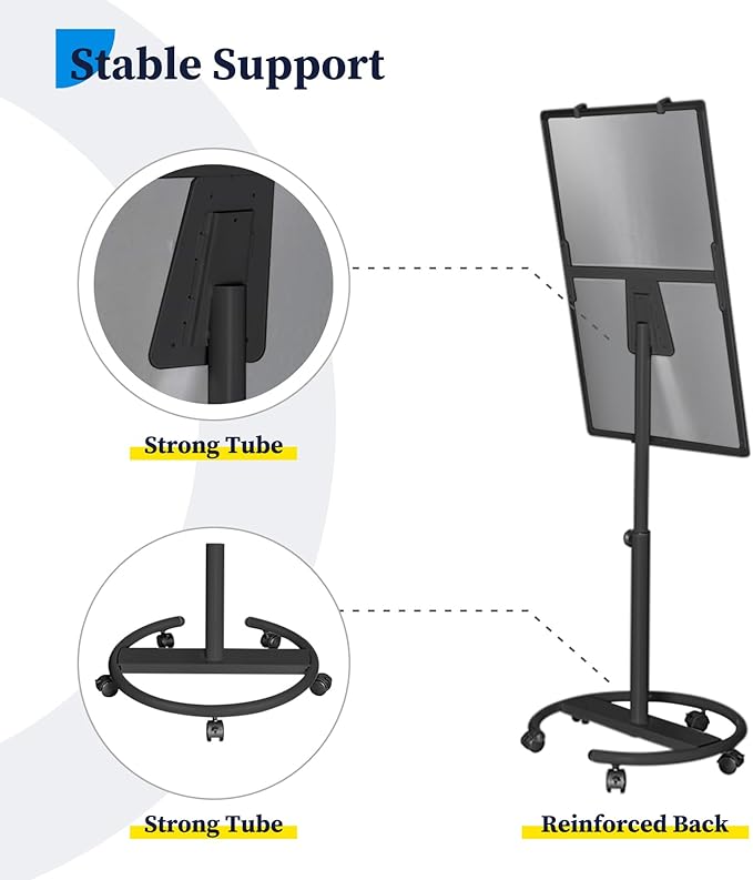 Mobile Whiteboard – 36 x 24 inches Portable Magnetic Dry Erase Board - Image 5