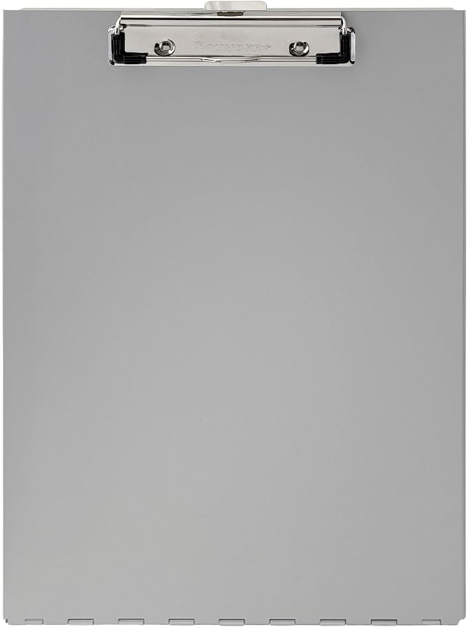 Saunders Metal Clipboard with Storage, Letter Size Paper Organizer, Slim Steel - Image 6