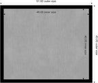 Amanti Art Black Framed Magnetic Board 43x51 Oversize Vision Board - Image 4
