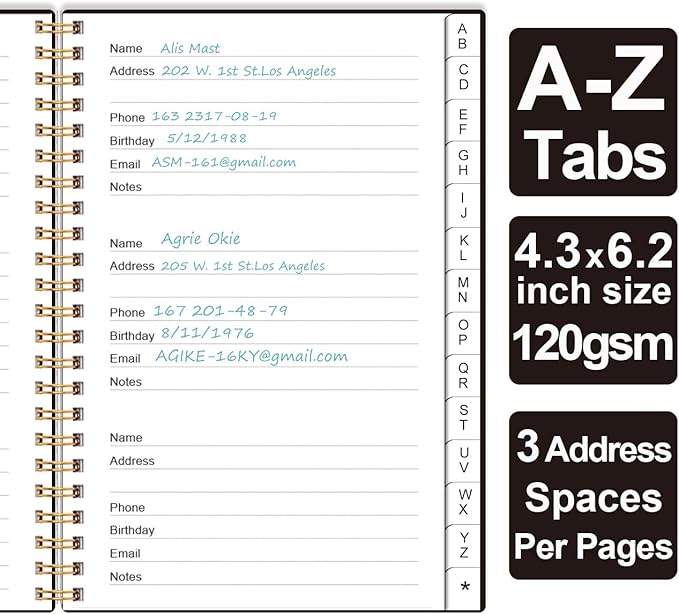 Address Book with Alphabetical Tabs - Image 3