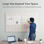 G Gamit Large Felt Wall Tiles Bulletin Board, Large Cork Board Alternative - Image 4