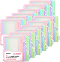 5 Tabs Dividers for 3 Ring Binder, 5 Pastel Binder Dividers with Pocket for US Letter Size, Binder Dividers with Tabs (XY024) (12)