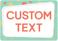 Custom Sign, Custom Street Sign, 11 Font Colors, 13 Font Styles, 4 Hole Options by MySignCenter