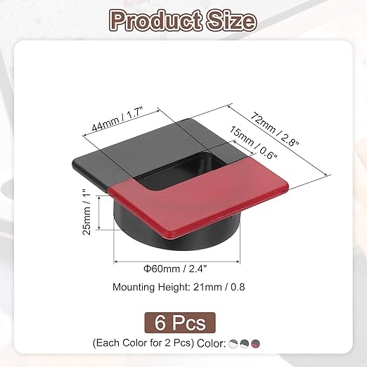 PATIKIL 2.8inch Desk Grommet - Image 2