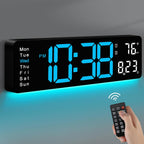 mashi digital wall clock, 16" large display digital, main product view