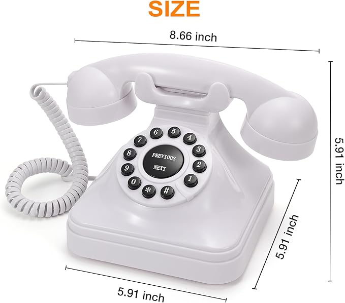 Rotkfst Guest Book Audio Wedding Phone, Record Voice Messages, Retro Guest Book - Image 7