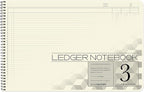 BookFactory Accounting Ledger Notebook/Large 3 Column Accounting Ledger by BookFactory