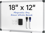 VUSIGN 18" x 12" Small Magnetic Whiteboard by VUSIGN