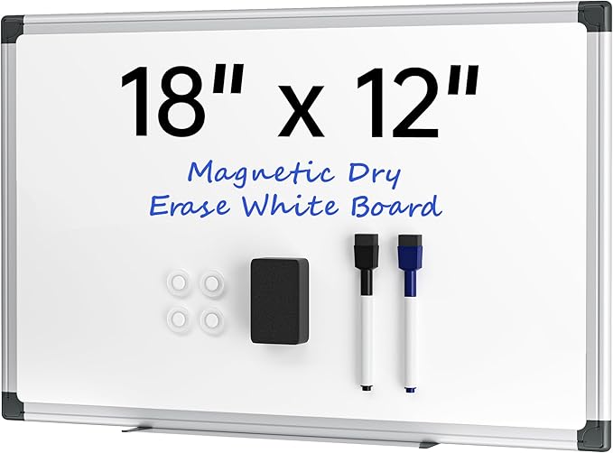 VUSIGN 18" x 12" Small Magnetic Whiteboard by VUSIGN