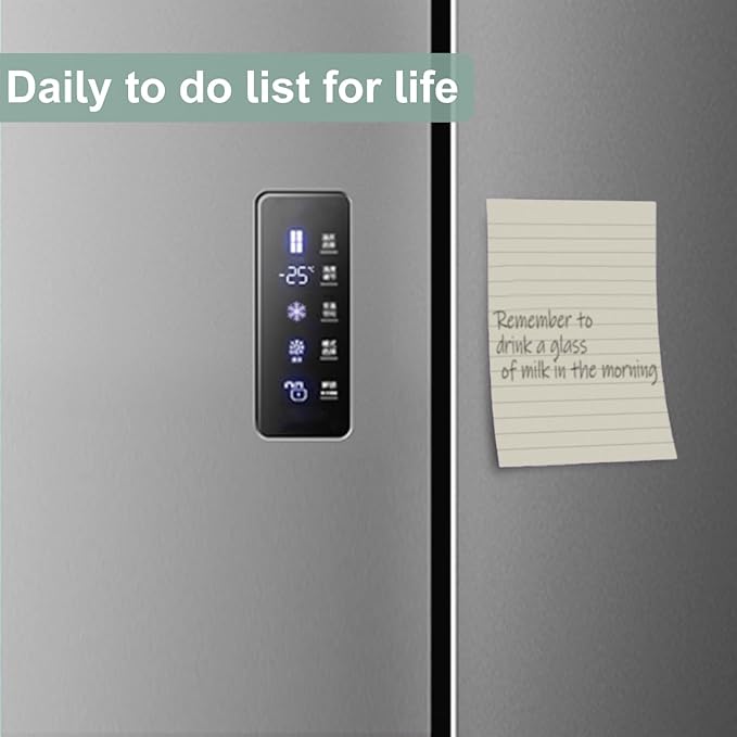 24 Pack Lined Sticky Notes 4X6 in Self Sticky Note Pads Colorful Post Stickies - Image 6