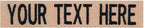 Northern Safari Custom Uniform Name Tapes Solid Colors. Coyote Tan Webbing by NORTHERNSAFARI