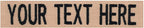 Northern Safari Custom Uniform Name Tapes Solid Colors. Coyote Tan Webbing by NORTHERNSAFARI