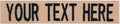 Northern Safari Custom Uniform Name Tapes Solid Colors. Coyote Tan Webbing by NORTHERNSAFARI
