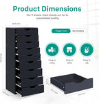 Naomi Home Bianca 9-Drawer Craft & Office Storage Cabinet, Ample Space in - Image 2