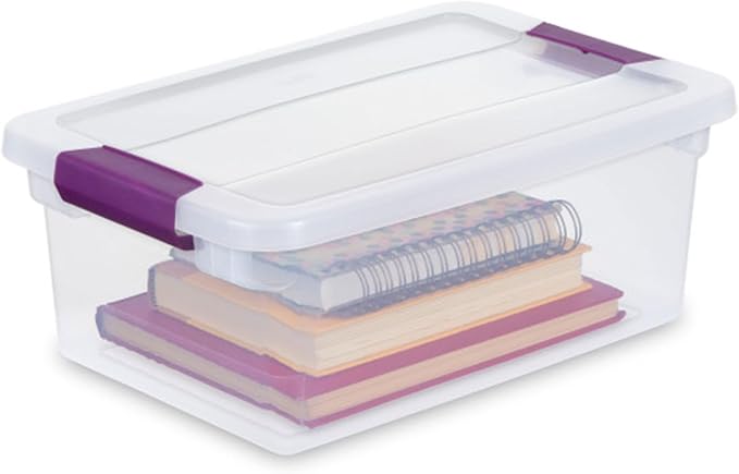 Sterilite 36-Pack 15 Quart Clearview Latch Box, Stackable Organizer Bins - Image 9