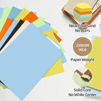 30 Sheets Brown Kraft Cardstock 8.5'' x 11'', 250gsm/90lb Heavyweight Cover - Image 3