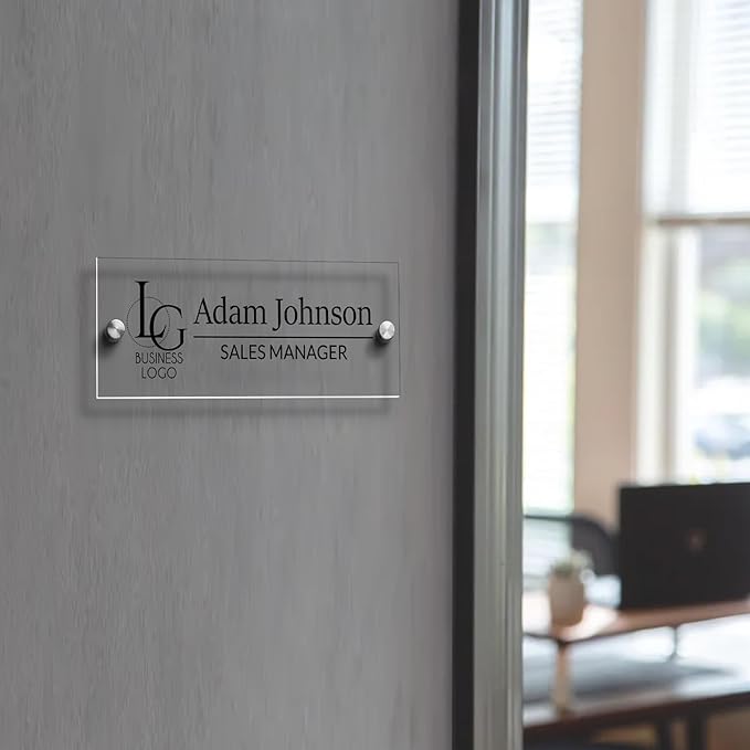 Custom Name Plates for Doors Personalized Wall Name Signs Office Workspace - Image 6