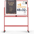 Large Dry-Erase Rolling Magnetic Whiteboard by TSJOFFICE