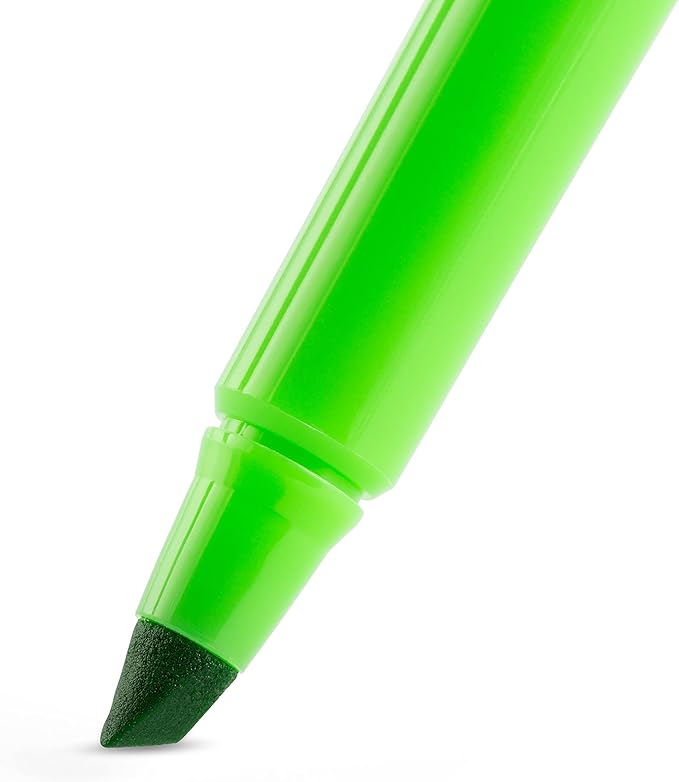 BIC Brite Liner Highlighters, Chisel Tip, 12-Count Pack of Green Highlighters - Image 3