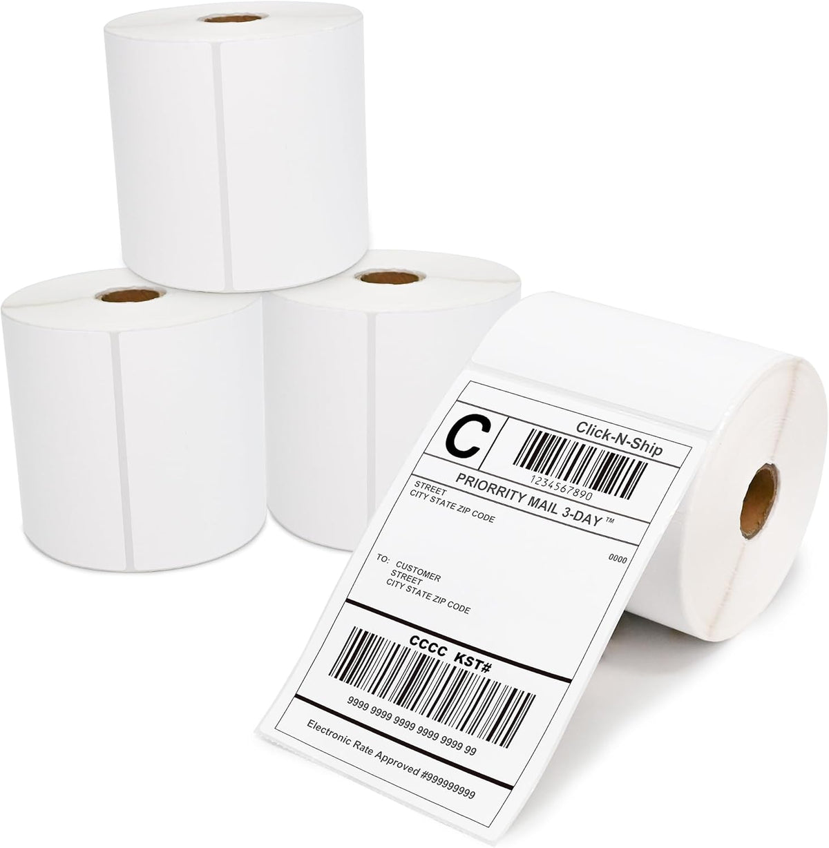L LIKED 1800 PCS 4"x6" Direct Thermal Shipping Labels