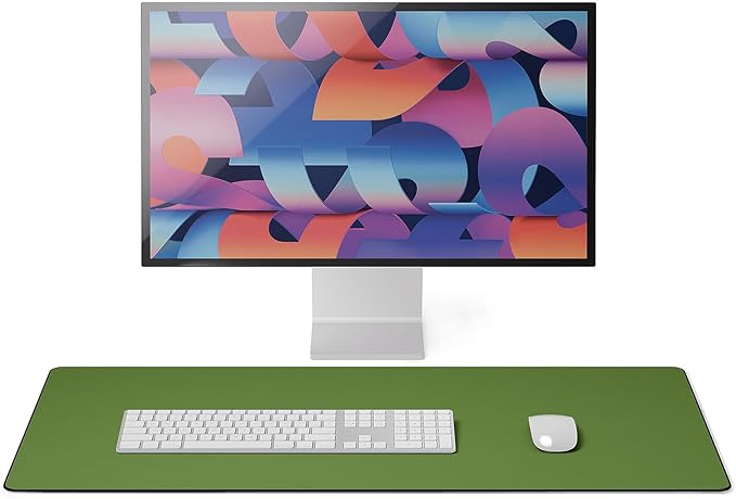 Jotsome Leather Desk Pad Mat, Non-Slip Desk Blotter Pad - Image 3