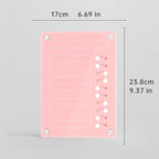 NiHome Acrylic Magnetic To Do List Planning Board - Image 7