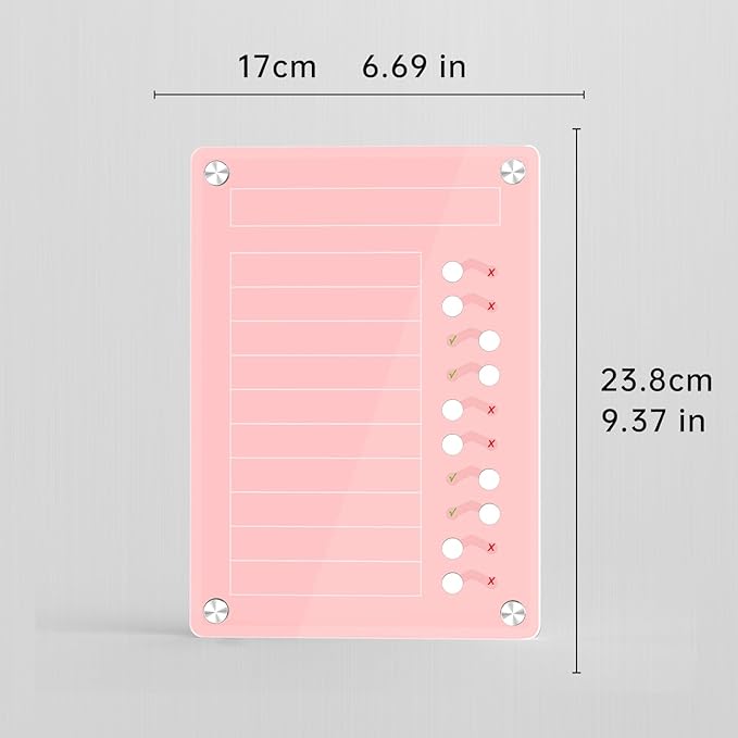 NiHome Acrylic Magnetic To Do List Planning Board - Image 7