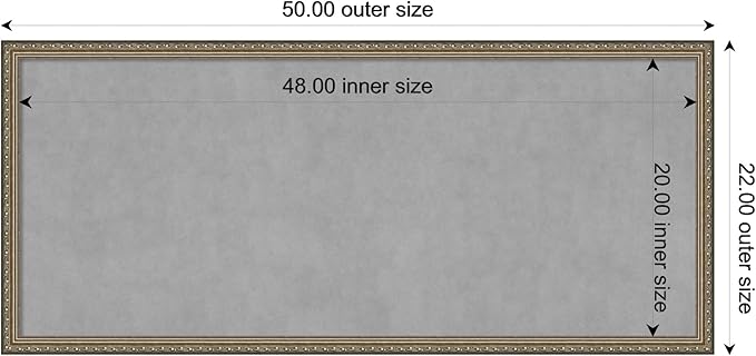 Amanti Art Silver Framed Magnetic Board 22x50 Oversize Vision Board - Image 4