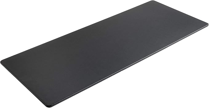 Black Leatherette 30" x 12.5" Keyboard/Mouse Desk Mat - Image 4
