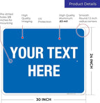 Personalized Custom Blue Background Customize - Image 3