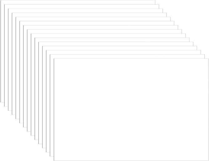 Guakicae 60 Sheets White Cardstock 4 x 6 Craft Paper, 300gsm/110lb Heavyweight by Guakicae