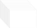 Guakicae 150 Sheets White Cardstock 4 x 6 Scrapbooking Paper, 300gsm/110lb by Guakicae