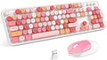 MOFII Wireless Keyboard and Mouse Combo, 2.4GHz Retro Full-Size Wireless by MOFII