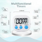 4 Pack Digital Kitchen Timer Magnetic Digital Timer - Image 2