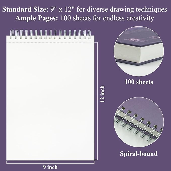 Purple Sketch Book for Women - Image 2