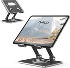 Tablet Stand Holder with Thickened 360°Rotating Base Dual Rod Adjustable by Orlian