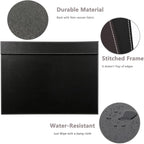 KINGFOM Ultra-Smooth PU Leather Desk Pad & Mat Office Desk Drawing & Writing - Image 6
