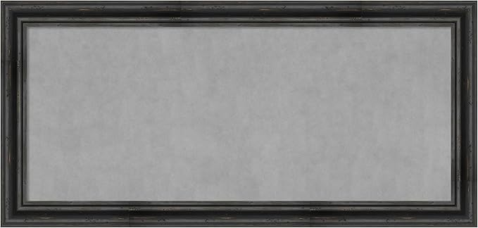 Amanti Art Black Framed Magnetic Board 25x53 Oversize Vision Board by AmantiArt