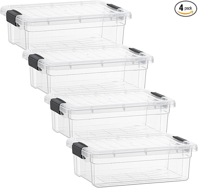 Superio Clear Storage Boxes by Superio