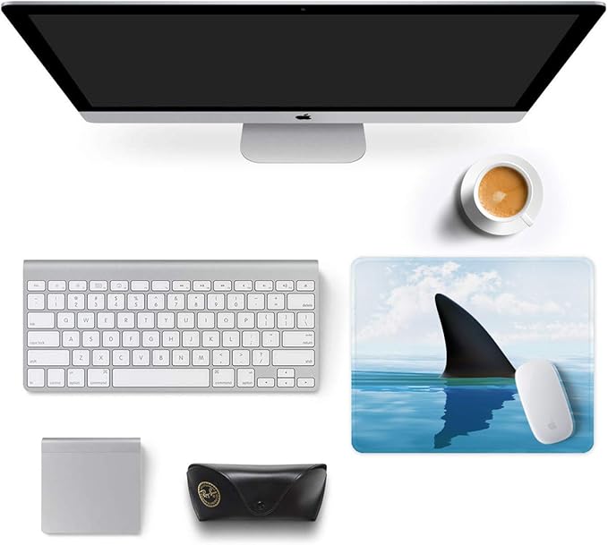 Auhoahsil Mouse Pad, 12 x 10 in Oceans Theme Computer Mouse Pad - Image 3