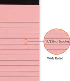 Amazon Basics Wide Ruled 8.5 x 11.75-Inch 50 Sheet Perforated Lined Writing - Image 3
