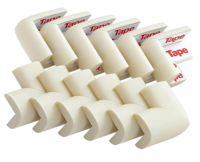 12 Pack Soft Corner Protector Baby Proofing Edge & Corner Guards, Furniture by DYKESON
