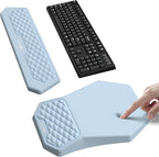 Ergonomic Mouse Pad and Keyboard Wrist Rest Support Set, Massage Design Mousepad - Image 8