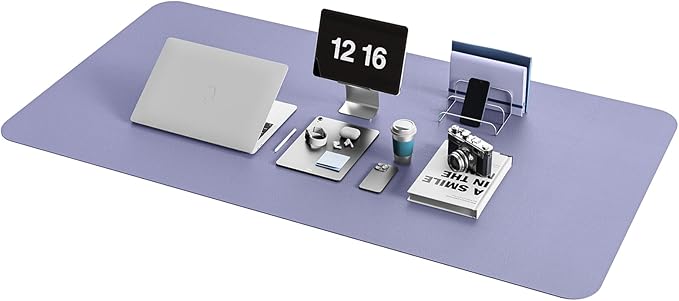 YSAGi Non-Slip Leather Desk Pad XL Size, Waterproof Laptop Computer Desk by YSAGi