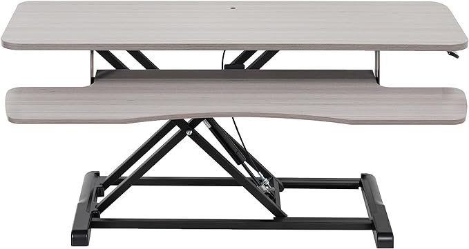 VIVO 36 inch Desk Converter, K Series, Height Adjustable Sit to Stand Riser by VIVO