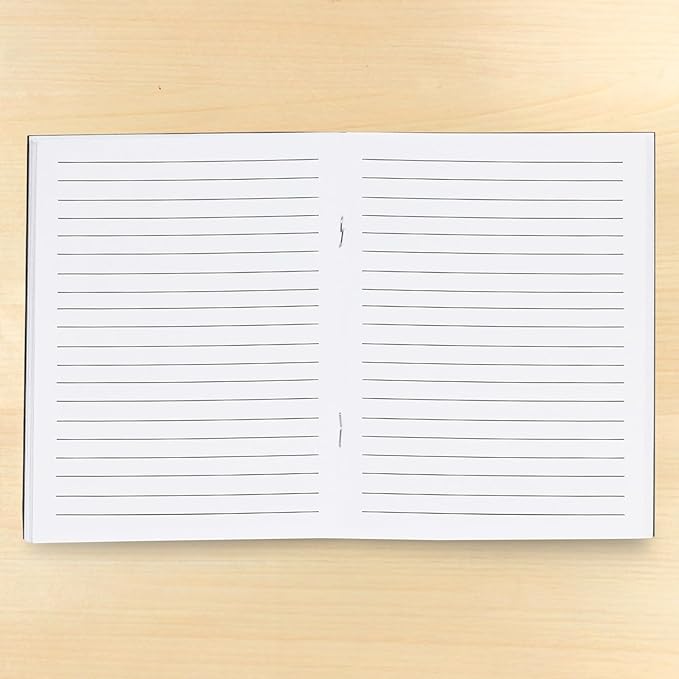 Small Lined Notebooks Bulk – Black Kraft Paper Cover, 48 Pack 4.25 x 5.5 in - Image 7