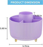 Marbrasse Desk Organizer, 360-Degree Rotating Pen Holder, Desk Organizers and - Image 7